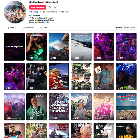 DJ Silverhead tiktok